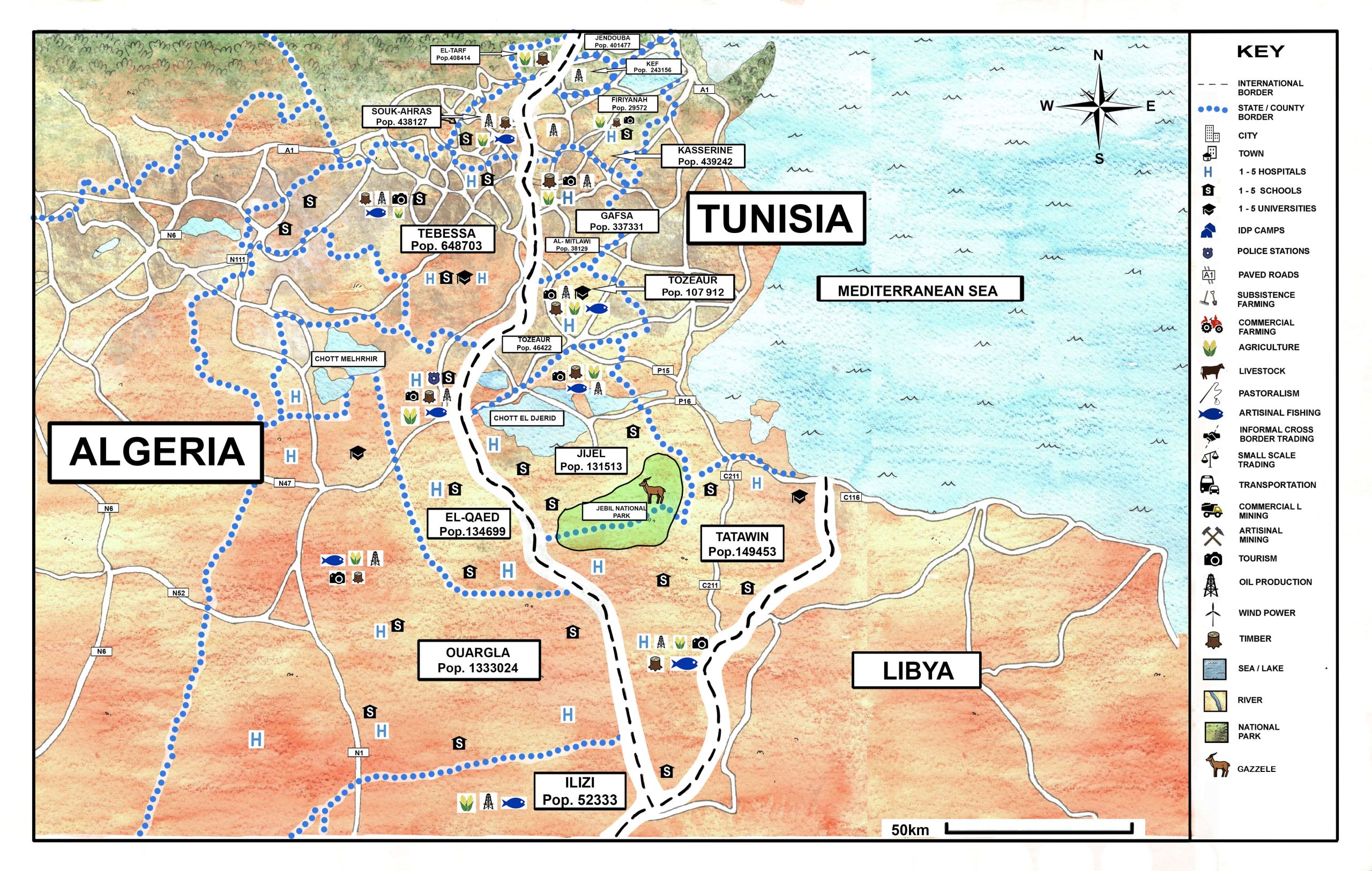 ALGERIA - TUNISIA_illustration
