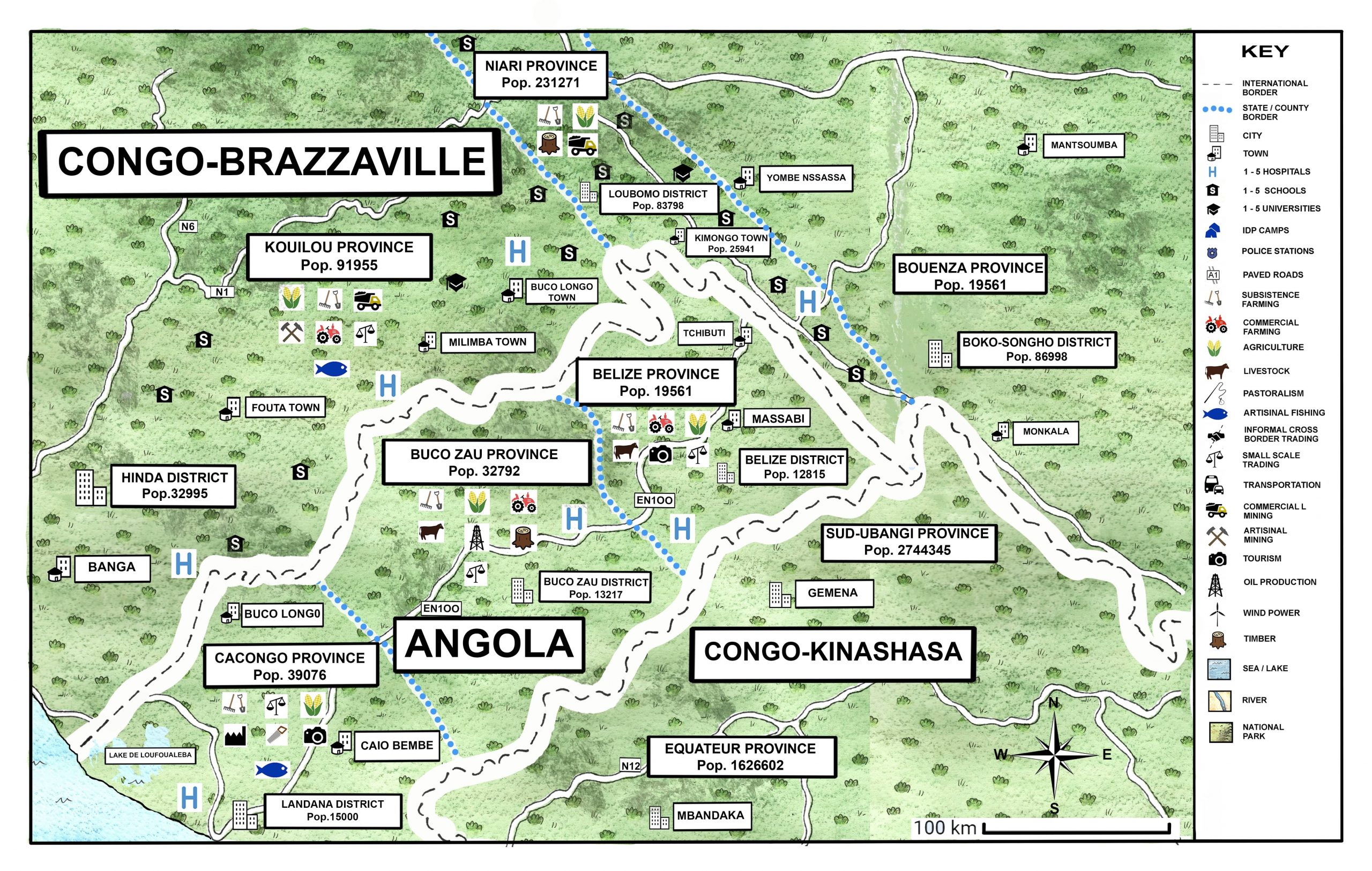 ANGOLA - CONGO-BRAZZAVILLE_illustration