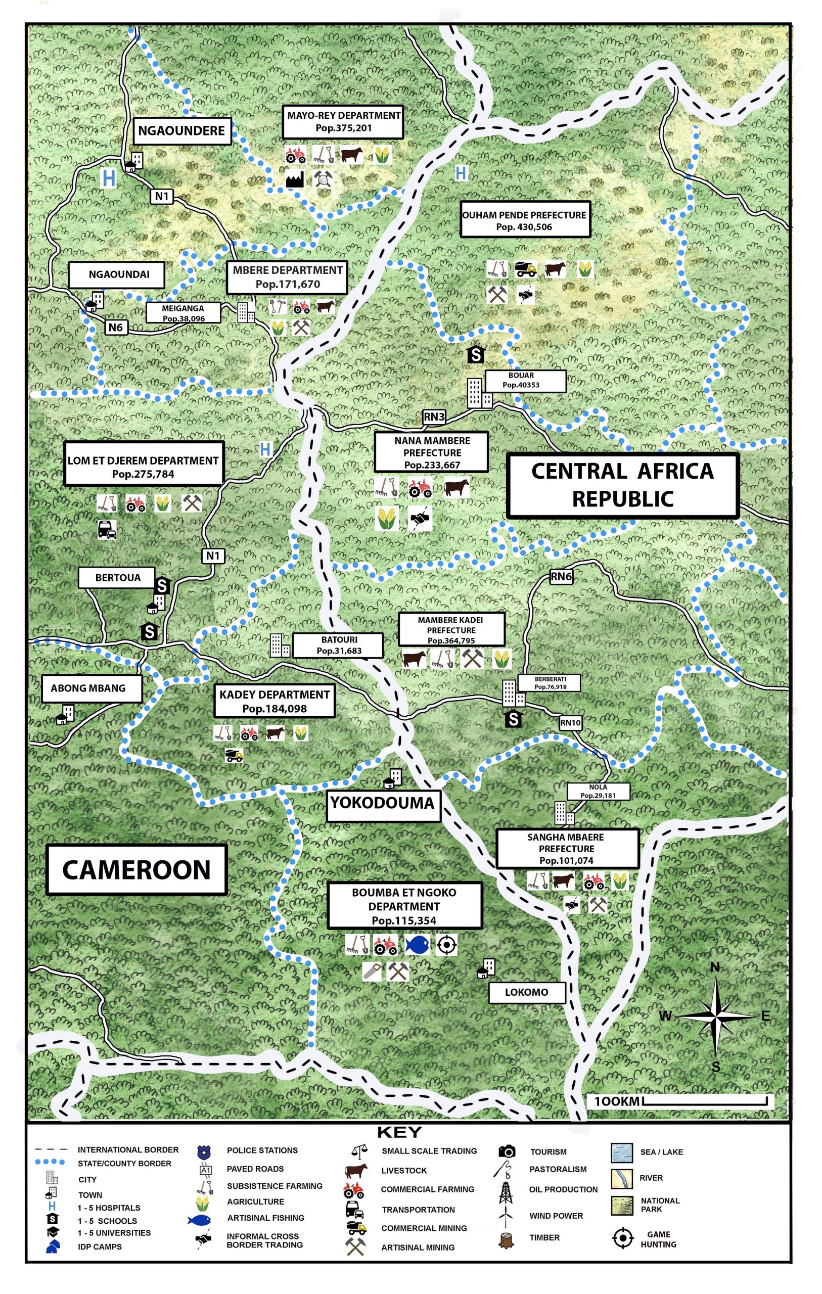 CAMEROON - CENTRAL AFRICAN REPUBLIC_illustration