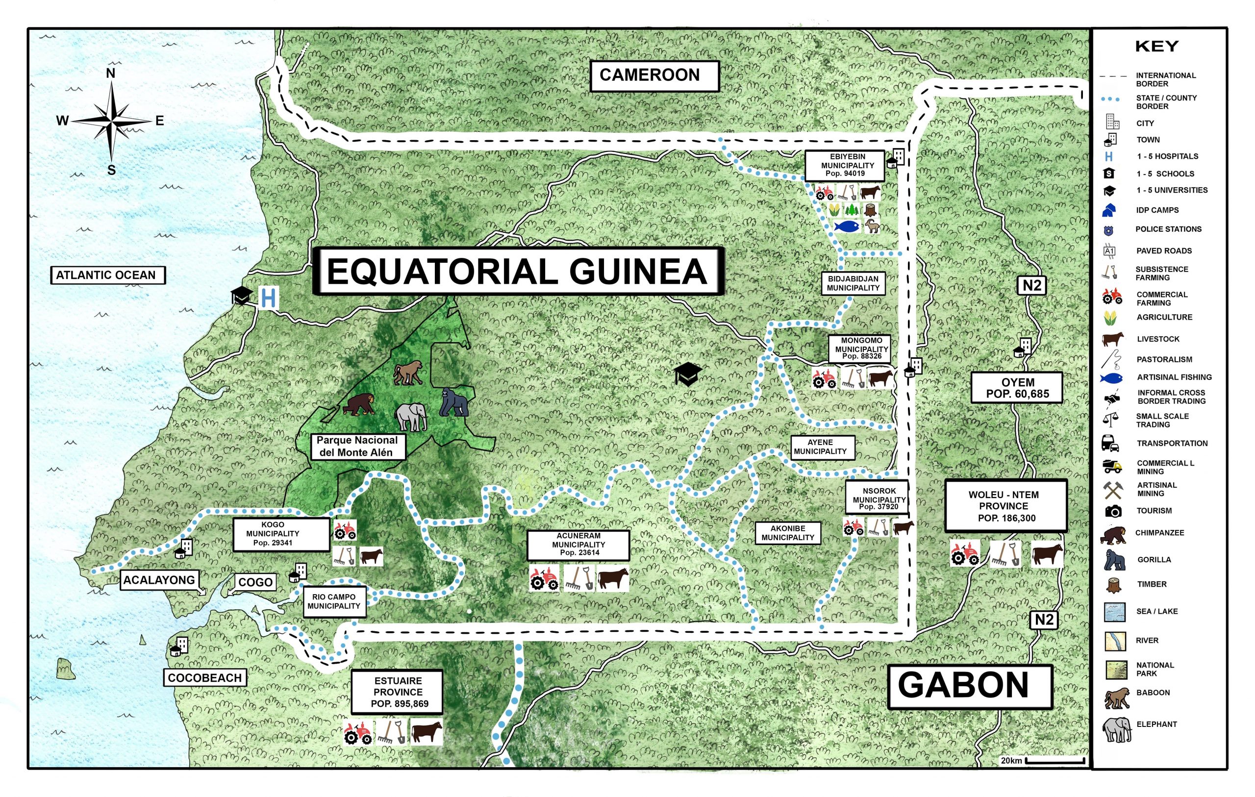 EQUATORIAL GUINEA - GABON_illustration