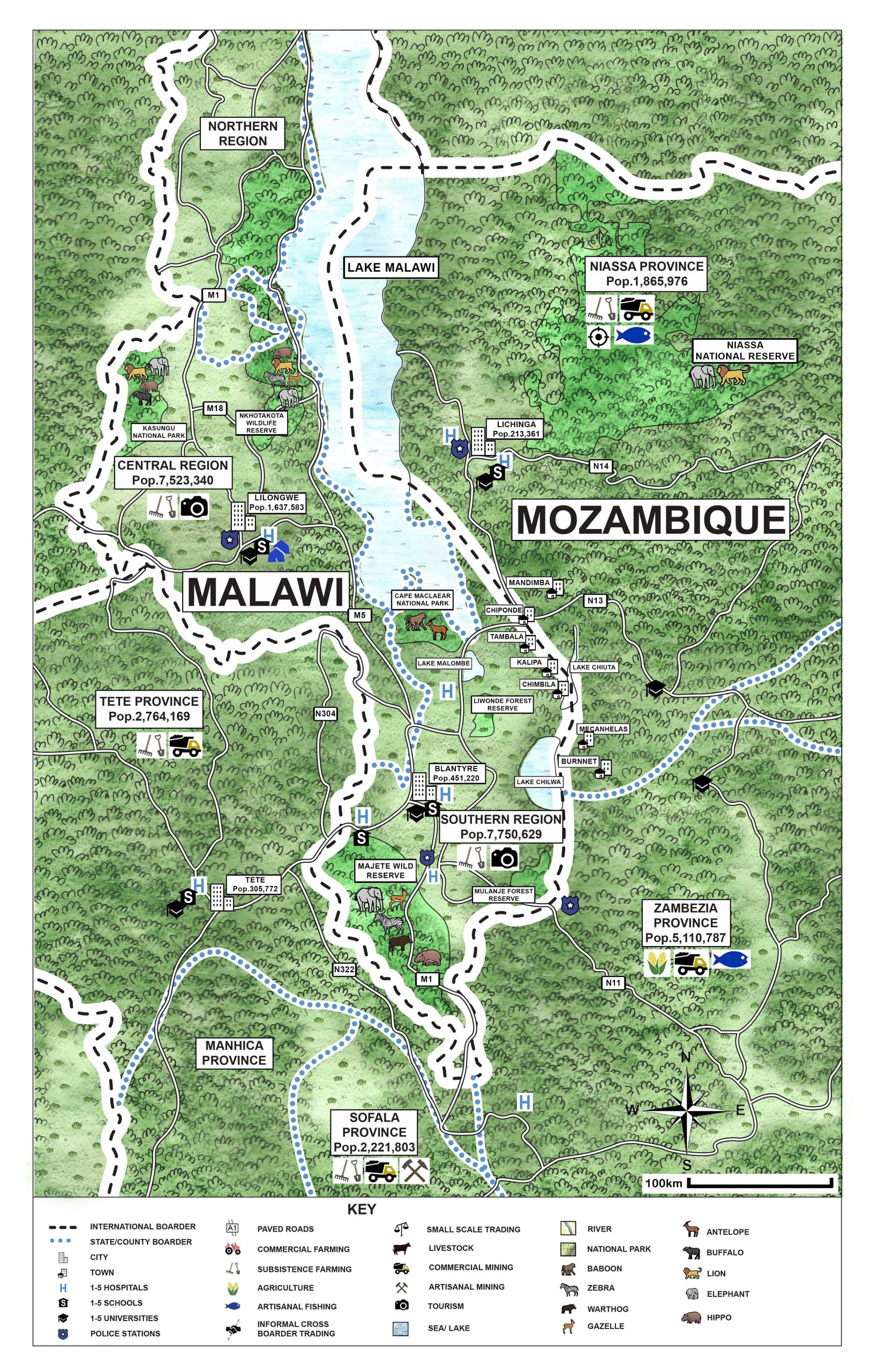 MALAWI - MOZAMBIQUE_illustration